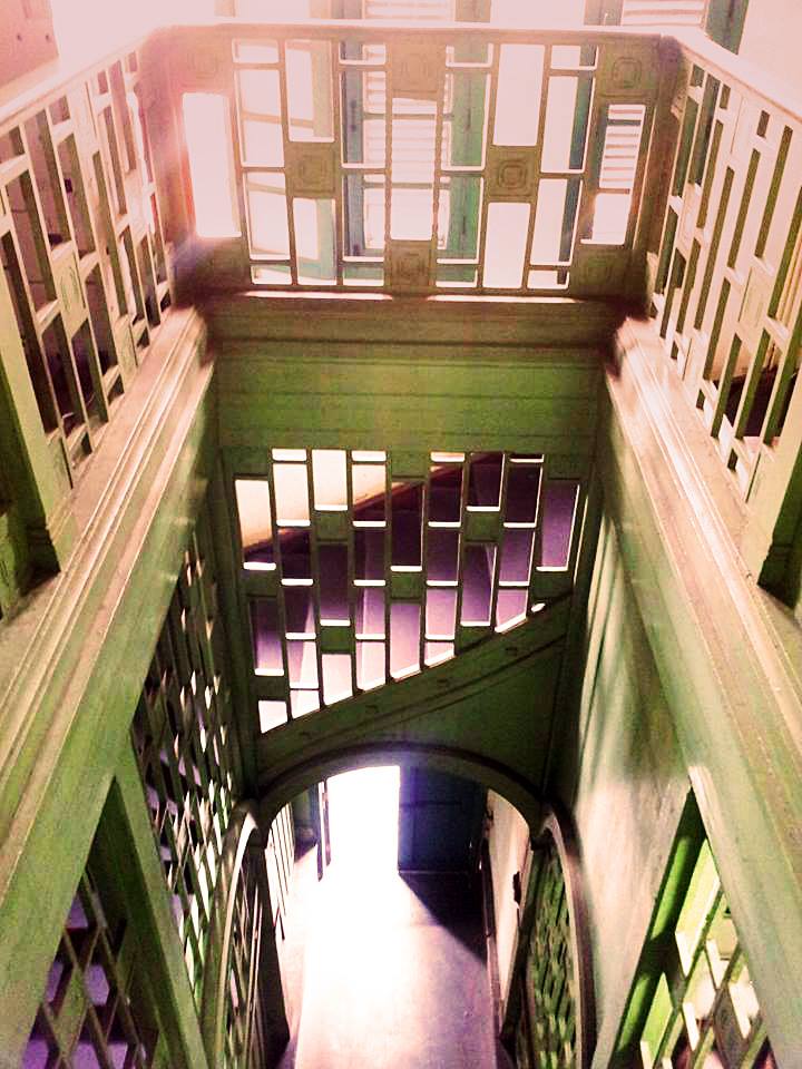 Staircase with Viennese (Koloman Moser) influence, Petchaburi, 1910-1916.