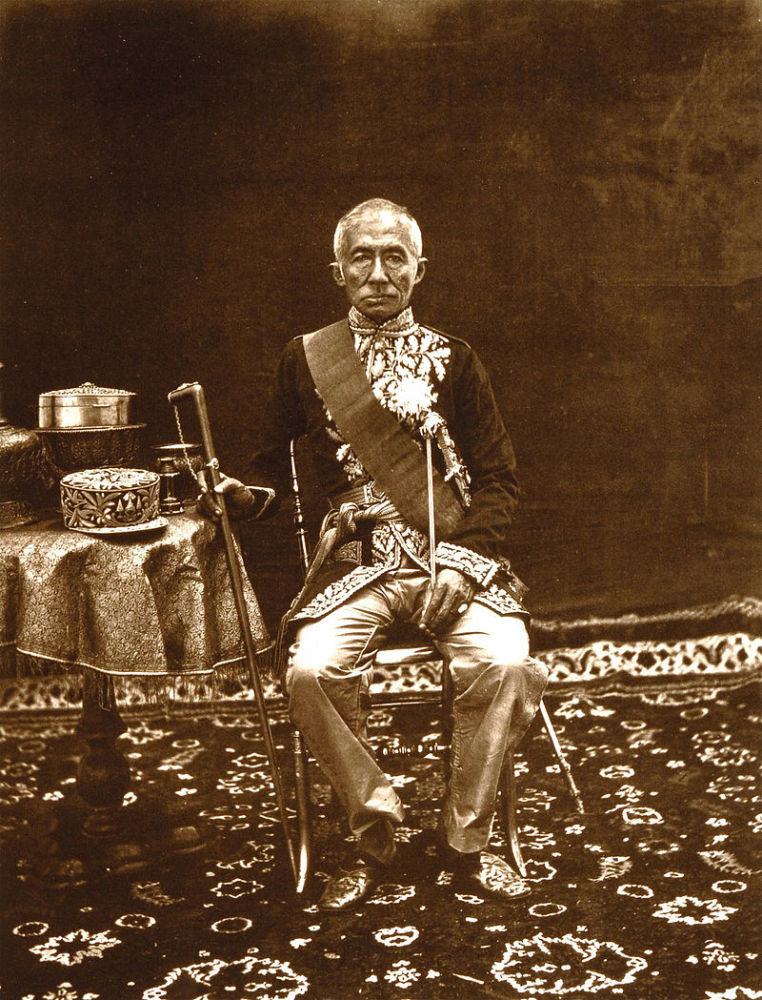 Rama IV, King of Siam, in European attire, 1865. Photo by John Thomson.