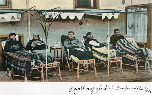 Tuberculosis patients at Davos